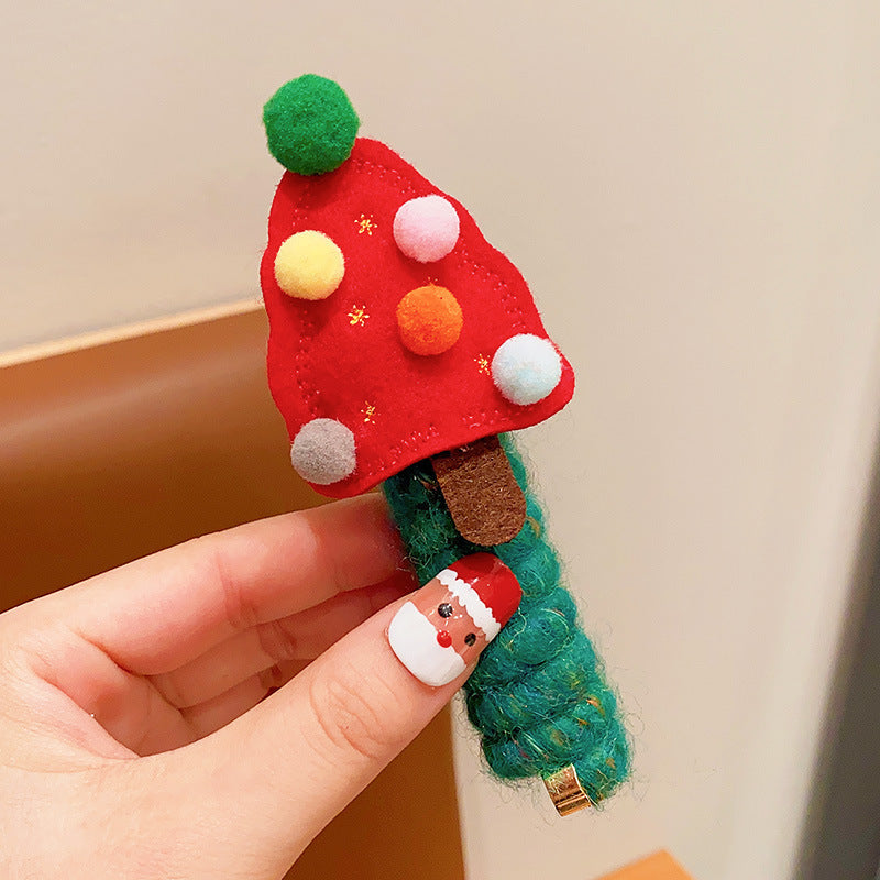 Christmas Hair Ties for Girls – Cute Elastic Telephone Wire Spiral Bands & Festive Kids Hair Accessories - HZ Mobile