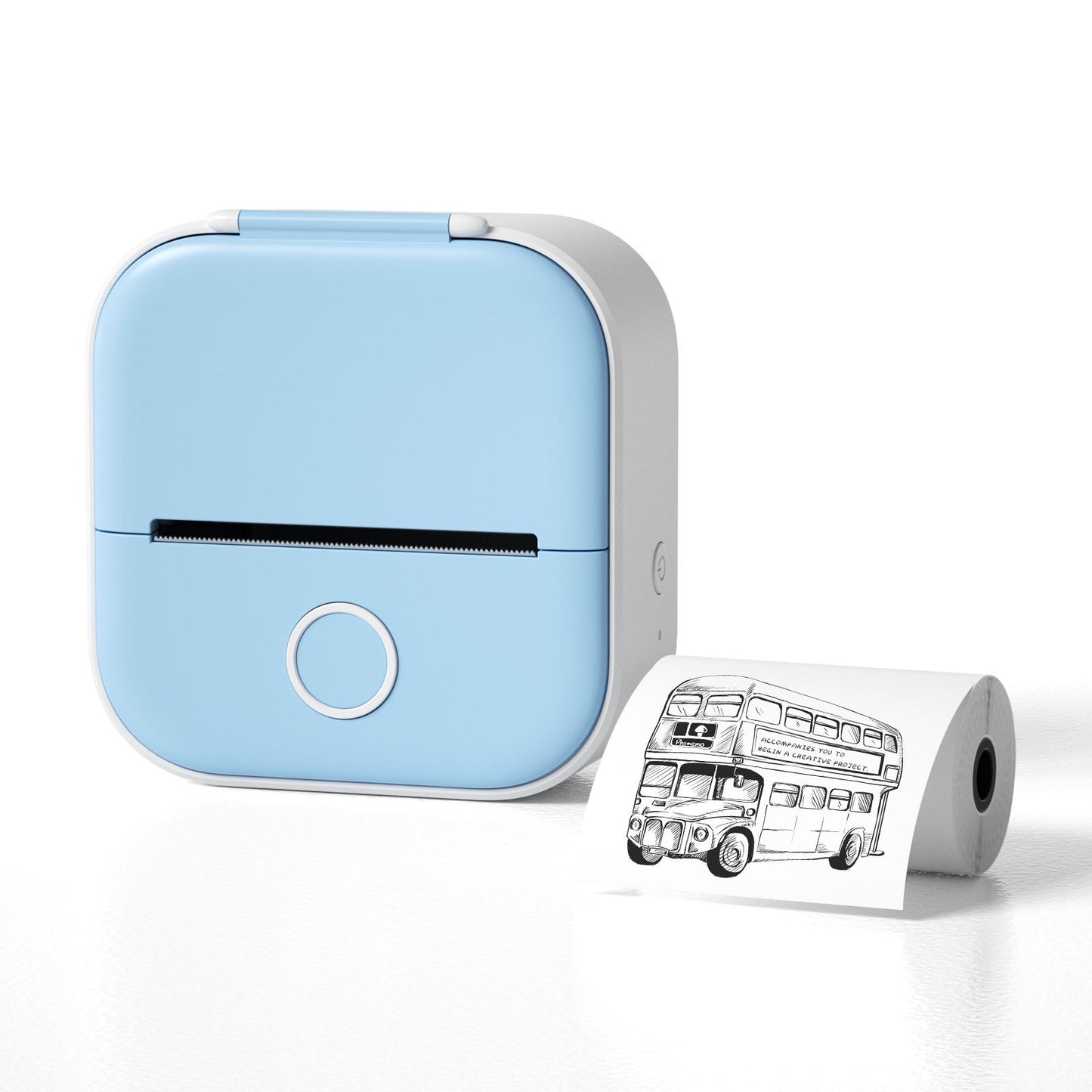 Portable Mini Thermal Label Printer Home Photo Printer Student Wrong Question Printer Bluetooth-compatible Mini Label Printer Price Tag - HZ Mobile
