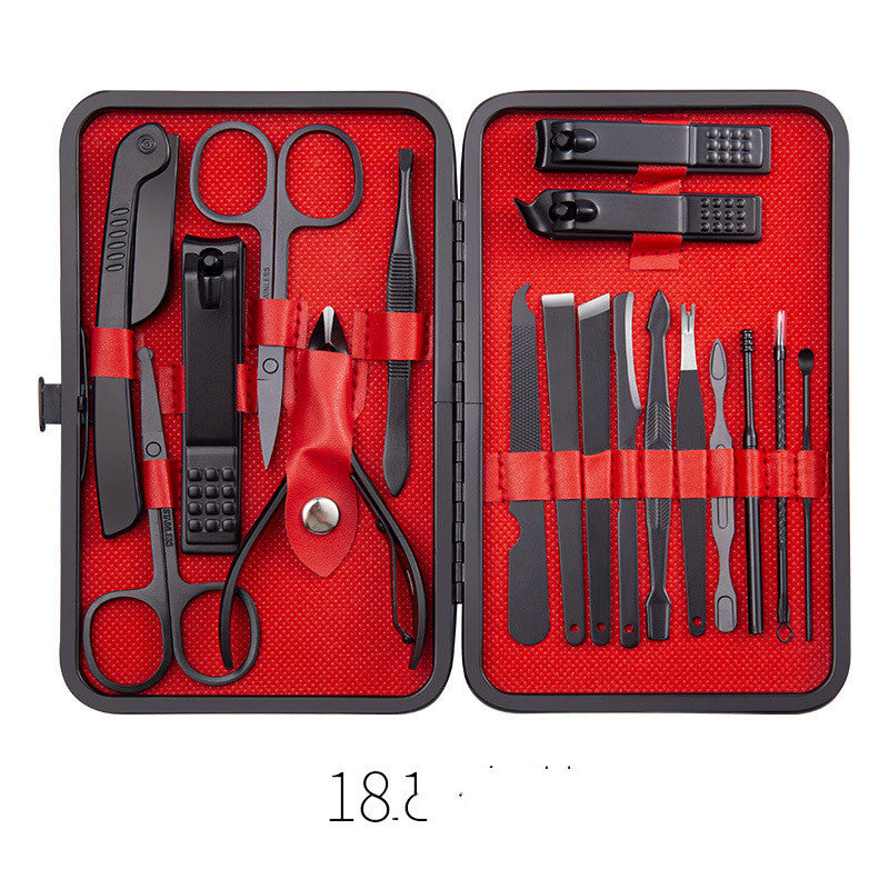 Professional Nail Clippers & Pedicure Set – Scissors, Dead Skin Pliers, Ear Spoon & Nail Groove Trimmers - HZ Mobile