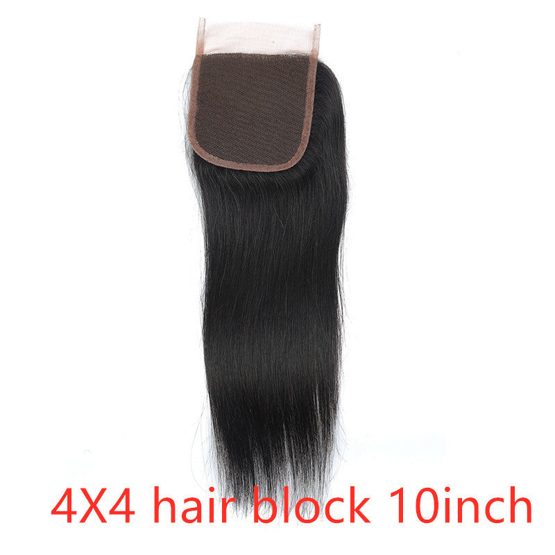 Real Human Hair Straight Wave Extensions – Natural Color Weave Bundles & Wig Hair Curtain - HZ Mobile