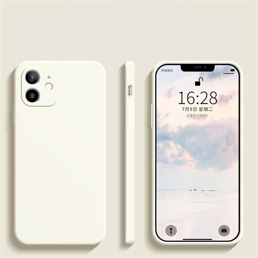 Liquid Silicone Fine Hole Straight Edge Mobile Phone Case - HZ Mobile