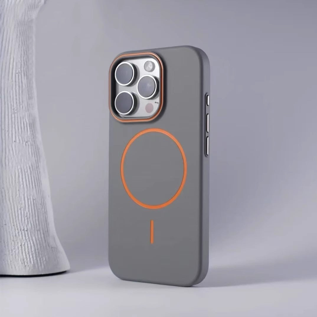 Applicable To IPhone16 Phone Case Skin-feeling Frosted Pc Magnetic Protective Sleeve - HZ Mobile
