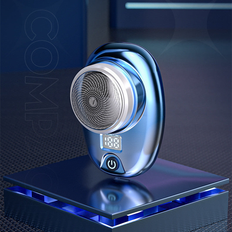 Digital Waterproof Electric Shaver – Portable Travel Razor for Men - HZ Mobile