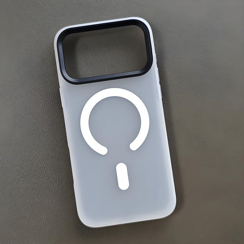Applicable To 17promax Phone Case New Magnetic Simple Skin Sense Drop-resistant Protective Cover - HZ Mobile