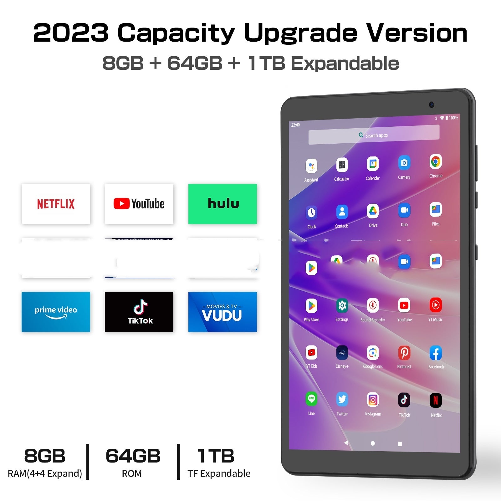 8-Inch Android 13 Tablet PC – Octa-Core Processor, 64GB Storage, Compact & Powerful - HZ Mobile
