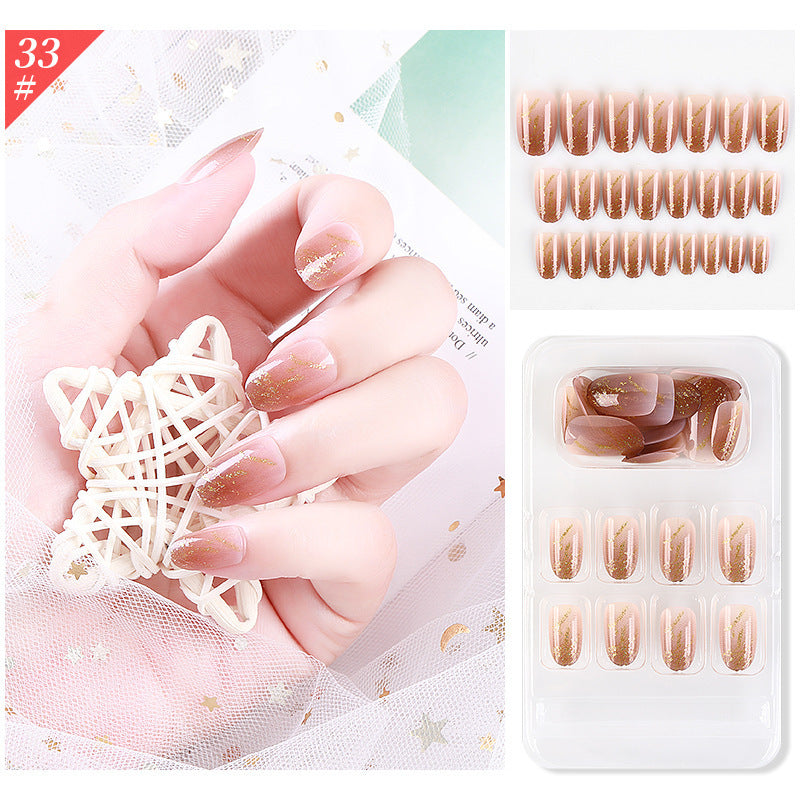 Wearable Fake Nail Patches – Reusable Press-On Nails for Quick DIY Manicure - HZ Mobile