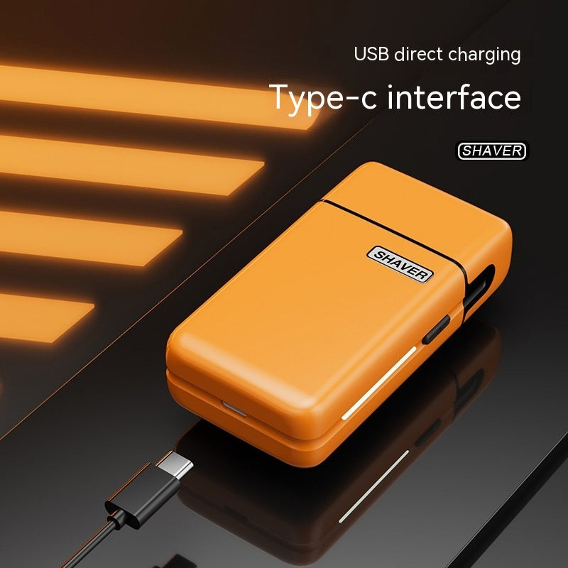 Mini Electric Shaver – Fully Washable, Magnetic Blade, USB Type-C Charging - HZ Mobile