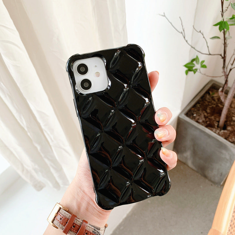 Creative Three-dimensional Rhombus Simple Mobile Phone Case - HZ Mobile
