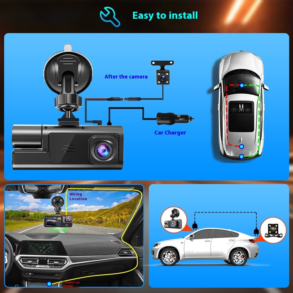 Driving Recorder Supports WiFi Mobile Phone Interconnection Reversing Image - HZ Mobile