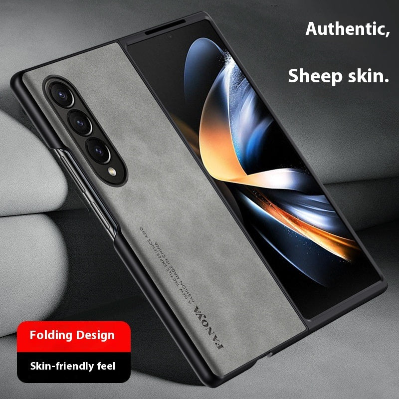 Applicable To Z Flip6 Phone Case Foldable Screen Sheepskin Pattern - HZ Mobile