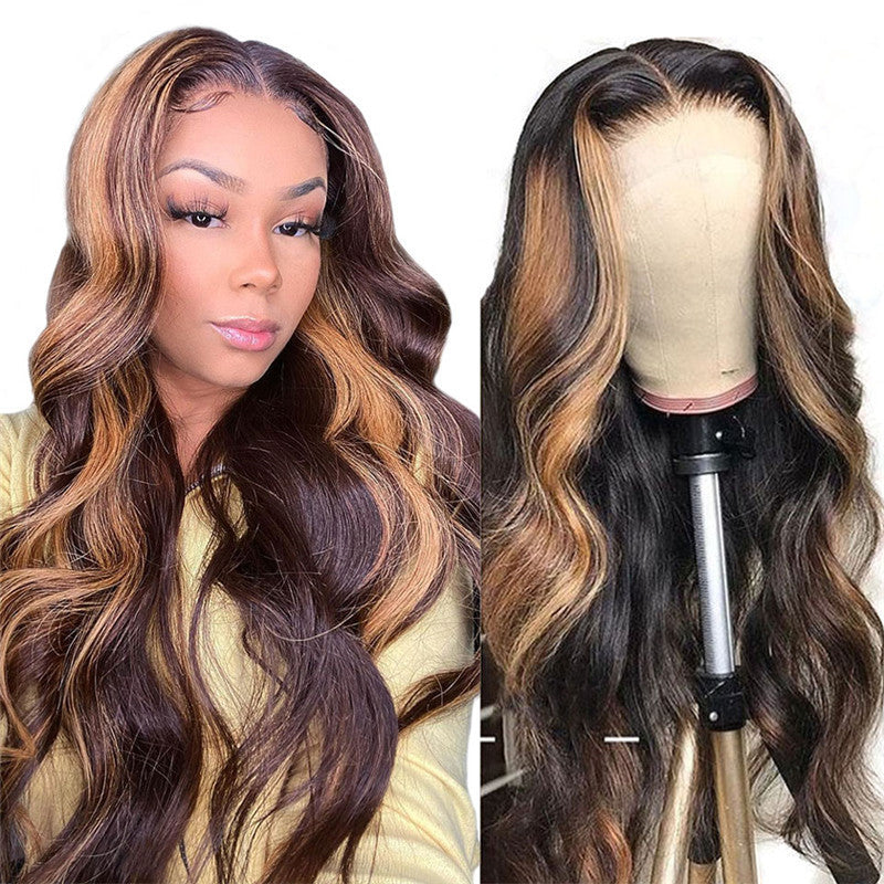 Women’s Fashion Long Curly Wig – Foreign Trade Synthetic Fiber Wigs with Rose Net Cap - HZ Mobile