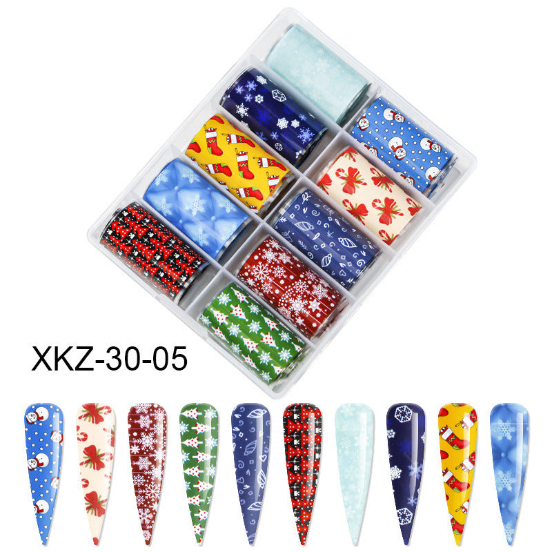 Butterfly & Star Nail Transfer Paper – Laser Foil Stickers for DIY European & American Nail Art - HZ Mobile