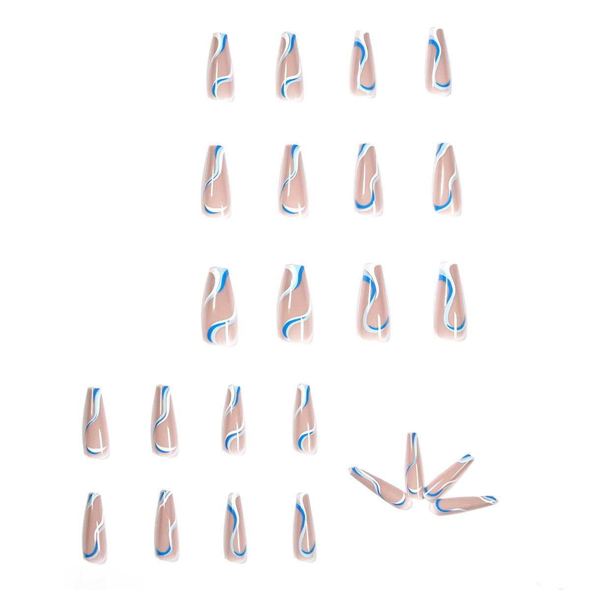 Finished Soft False Nails – Ready-to-Wear Press-On Tips for Easy DIY & Salon Manicure - HZ Mobile