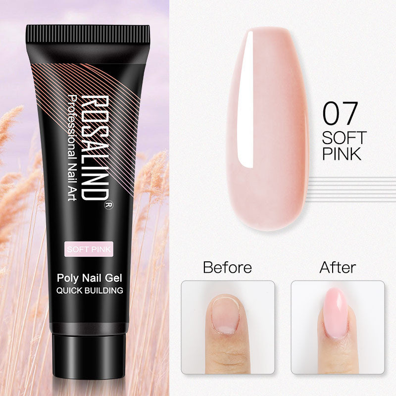 ROSALIND 15ml Crystal UV Nail Extension Gel – Builder Glue for DIY & Professional Manicure - HZ Mobile