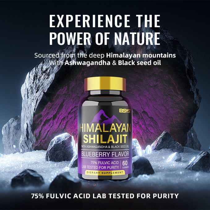 BSYS Shilajit Gummies – 60 Count Natural Energy, Stamina & Vitality Supplement - HZ Mobile