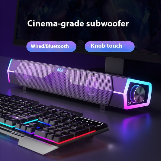 Bluetooth Speaker Dual Speaker Subwoofer Theater Level Surround Computer Speaker - HZ Mobile