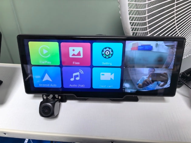 1026-inch Full Touch Screen All-in-one Car Navigation Device Front And Rear Dual Recording HD Recording P Split Screen Display - HZ Mobile