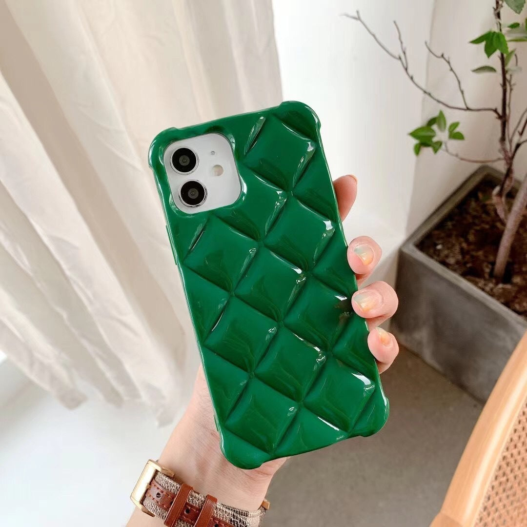 Creative Three-dimensional Rhombus Simple Mobile Phone Case - HZ Mobile