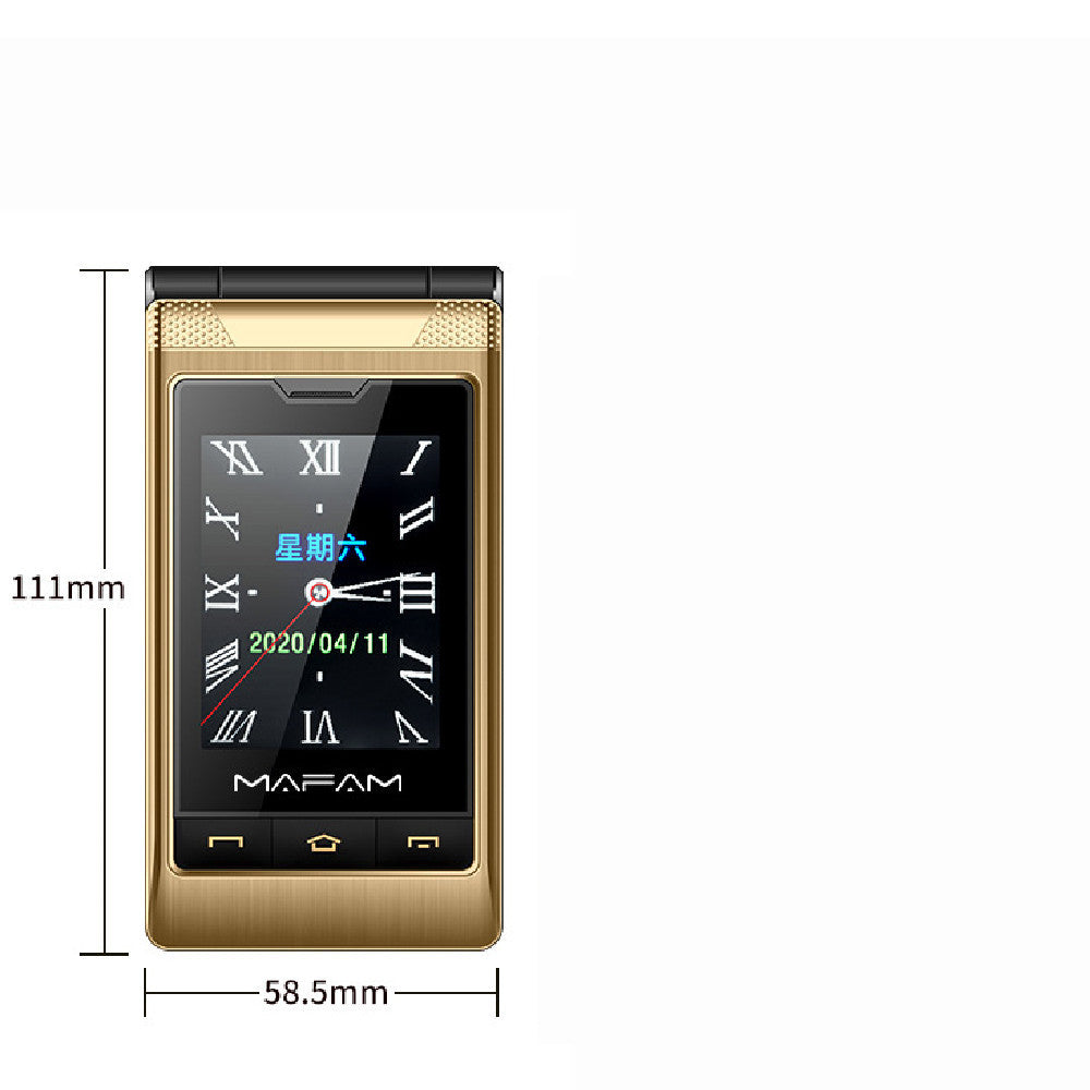 Full Network Connectivity Dual Screen Flip Cover Elderly Machine Backup Machine - HZ Mobile
