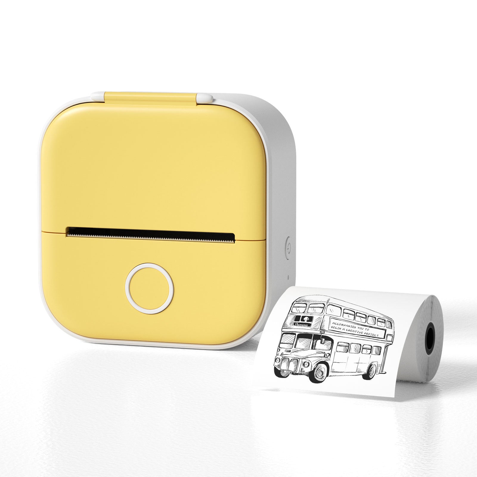 Portable Mini Thermal Label Printer Home Photo Printer Student Wrong Question Printer Bluetooth-compatible Mini Label Printer Price Tag - HZ Mobile
