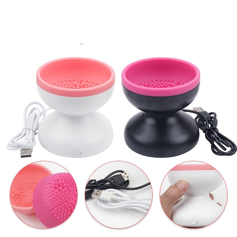 Electric Makeup Brush Cleaner – Portable Automatic USB Cleaning Machine for All Brush Sizes - HZ Mobile