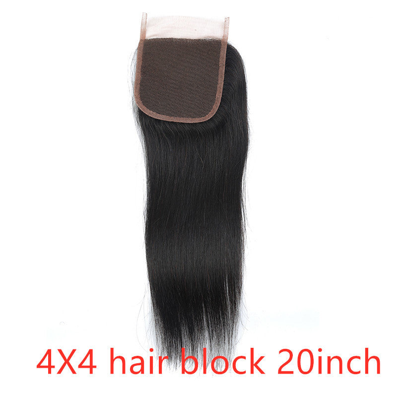 Real Human Hair Straight Wave Extensions – Natural Color Weave Bundles & Wig Hair Curtain - HZ Mobile