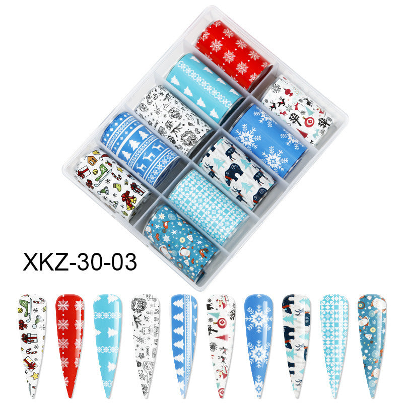 Butterfly & Star Nail Transfer Paper – Laser Foil Stickers for DIY European & American Nail Art - HZ Mobile