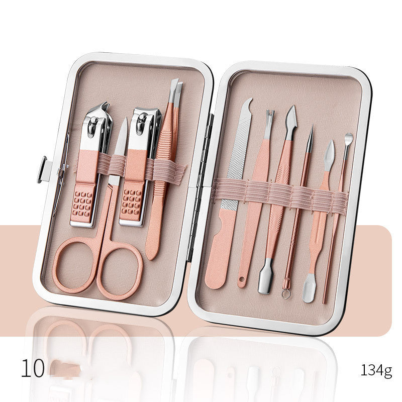 Professional Nail Clippers & Pedicure Set – Scissors, Dead Skin Pliers, Ear Spoon & Nail Groove Trimmers - HZ Mobile