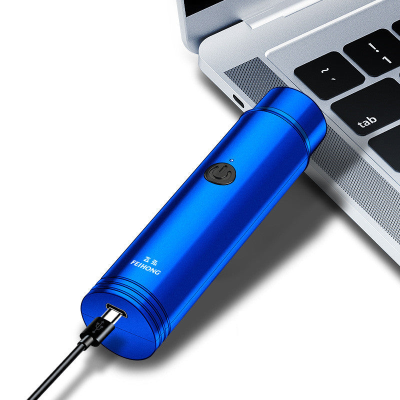 Mini Electric Shaver – Portable USB Rechargeable Travel Shaver for Men - HZ Mobile