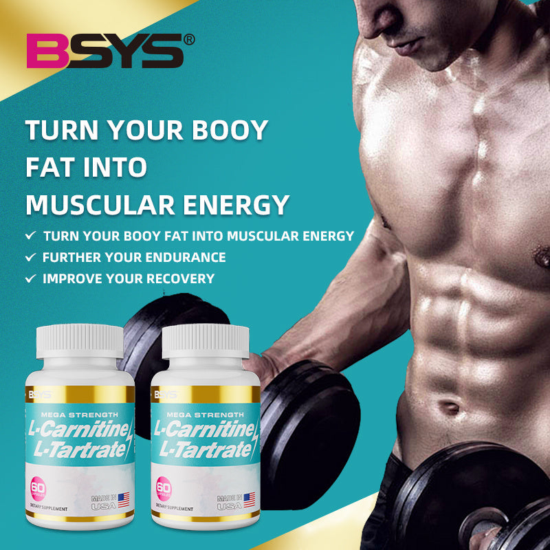 L-Carnitine L-Tartrate Capsules – Energy, Metabolism & Workout Recovery Support - HZ Mobile
