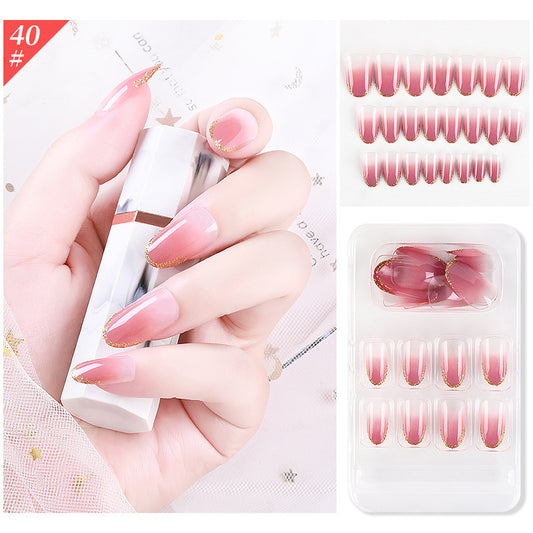 Wearable Fake Nail Patches – Reusable Press-On Nails for Quick DIY Manicure - HZ Mobile