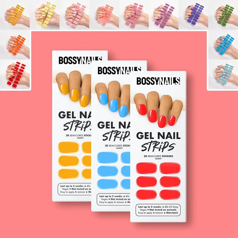 Colorful Letter Nail Stickers – Full Sheet Nail Art Decals for DIY & Salon Manicure - HZ Mobile
