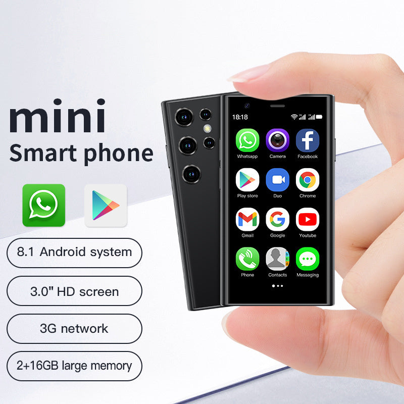 S23PRO & XS15 Mini Smart Small Mobile Phone 30 Screen 2G 16G Android 3G Network WIFI - HZ Mobile