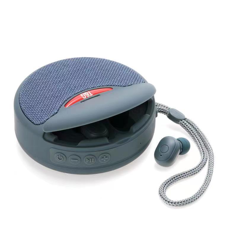 Outdoor Portable Headset Bluetooth Speaker Integrated Wireless 3D Stereo Subwoofer Music Speaker Support TF Card FM Radio - HZ Mobile