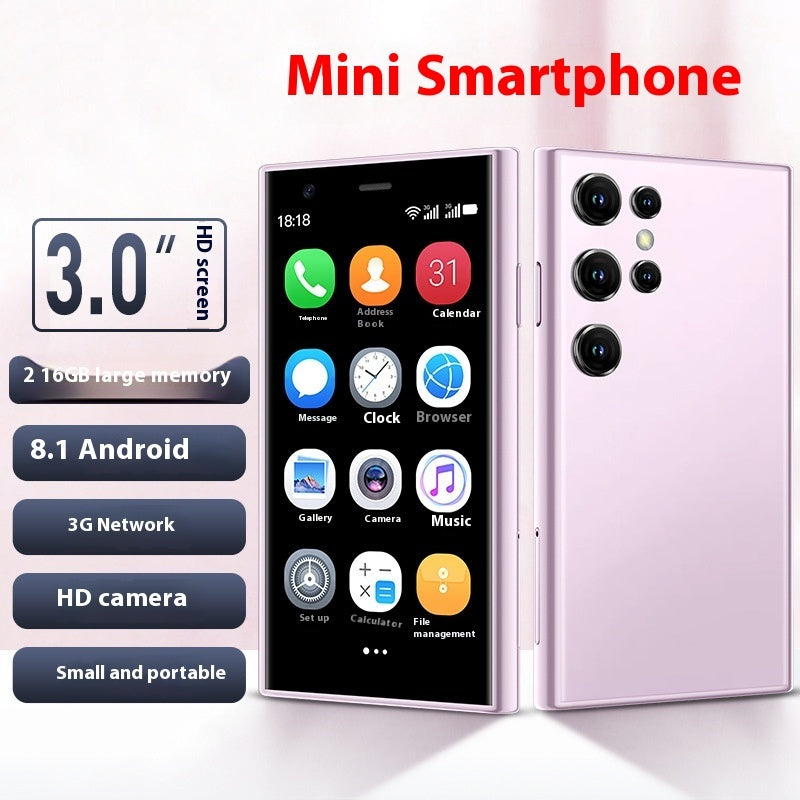 S23PRO & XS15 Mini Smart Small Mobile Phone 30 Screen 2G 16G Android 3G Network WIFI - HZ Mobile
