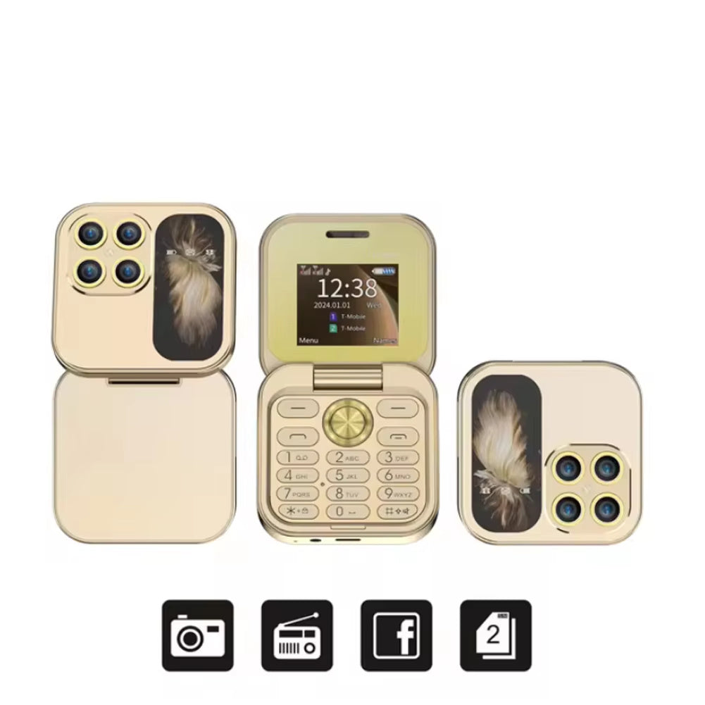 Folding Screen Dual Card Dual Standby 2G Mobile Phone - HZ Mobile