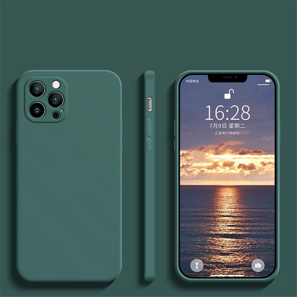 Liquid Silicone Fine Hole Straight Edge Mobile Phone Case - HZ Mobile