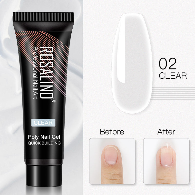 ROSALIND 15ml Crystal UV Nail Extension Gel – Builder Glue for DIY & Professional Manicure - HZ Mobile