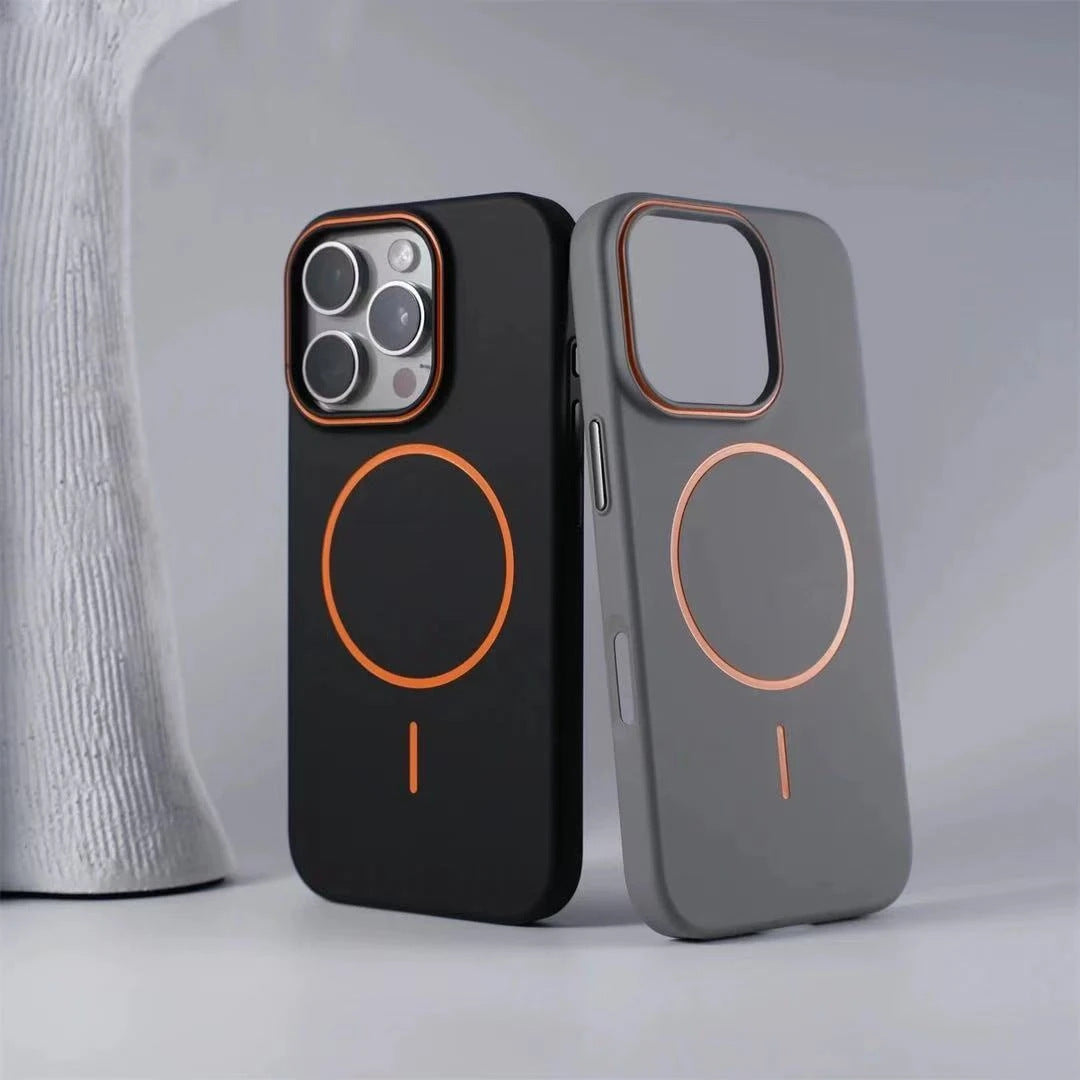 Applicable To IPhone16 Phone Case Skin-feeling Frosted Pc Magnetic Protective Sleeve - HZ Mobile