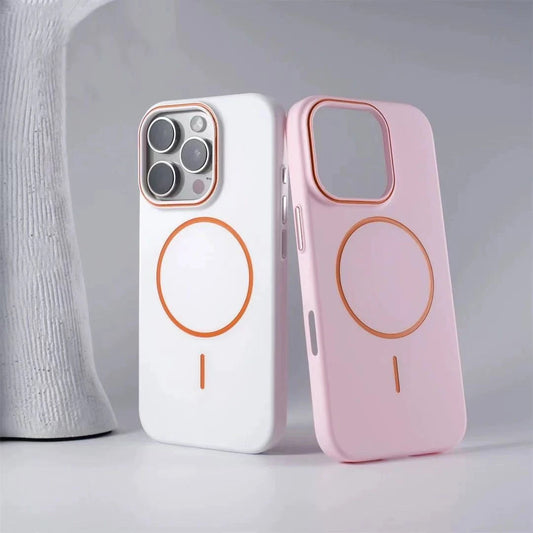Applicable To IPhone16 Phone Case Skin-feeling Frosted Pc Magnetic Protective Sleeve - HZ Mobile