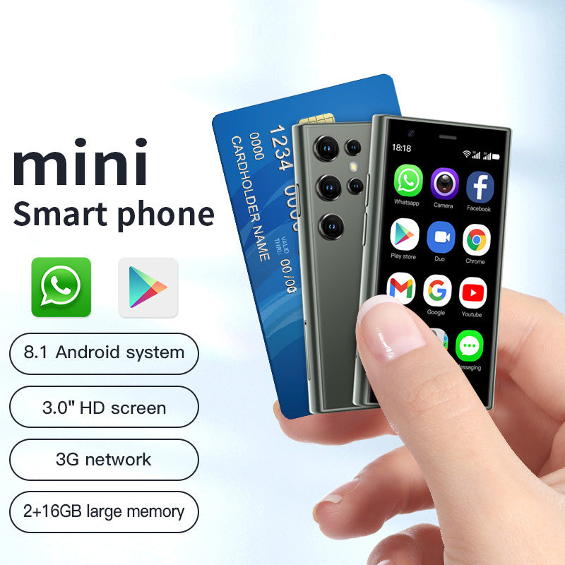 S23PRO & XS15 Mini Smart Small Mobile Phone 30 Screen 2G 16G Android 3G Network WIFI - HZ Mobile
