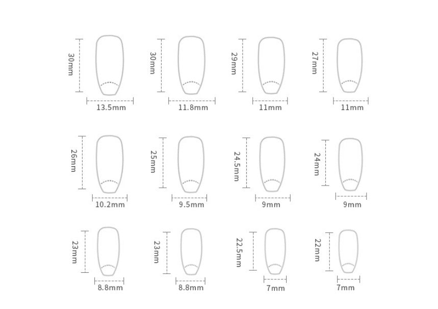Stars & Moon Fake Nails – Celestial Press-On Tips for DIY & Salon Manicure - HZ Mobile