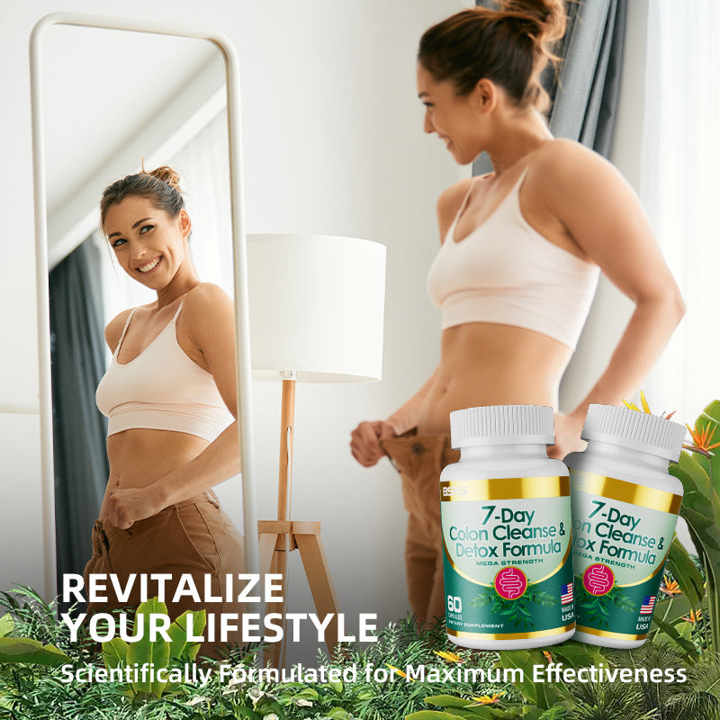 7-Day Colon Cleanse & Detox Capsules – Natural Digestive Support & Gentle Detox Formula - HZ Mobile