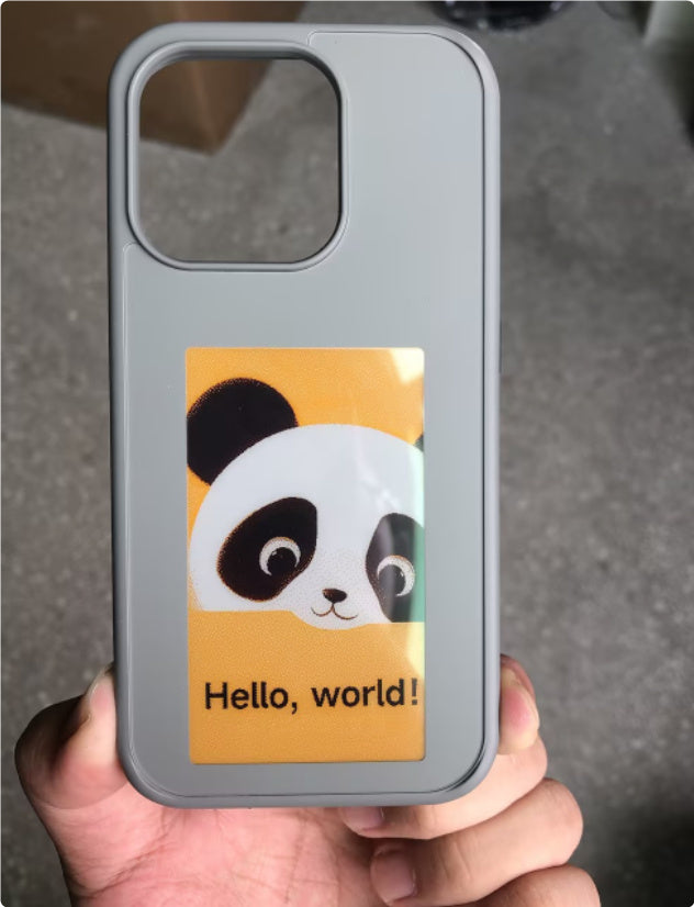 E-ink Screen Phone Case Unlimited Screen Projection Personalized Phone Cover Battery Free New Designer Luxury Phone Case - HZ Mobile