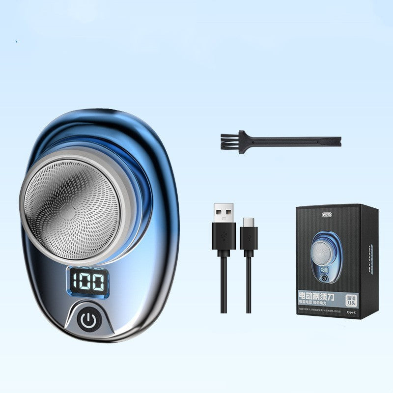 Digital Waterproof Electric Shaver – Portable Travel Razor for Men - HZ Mobile