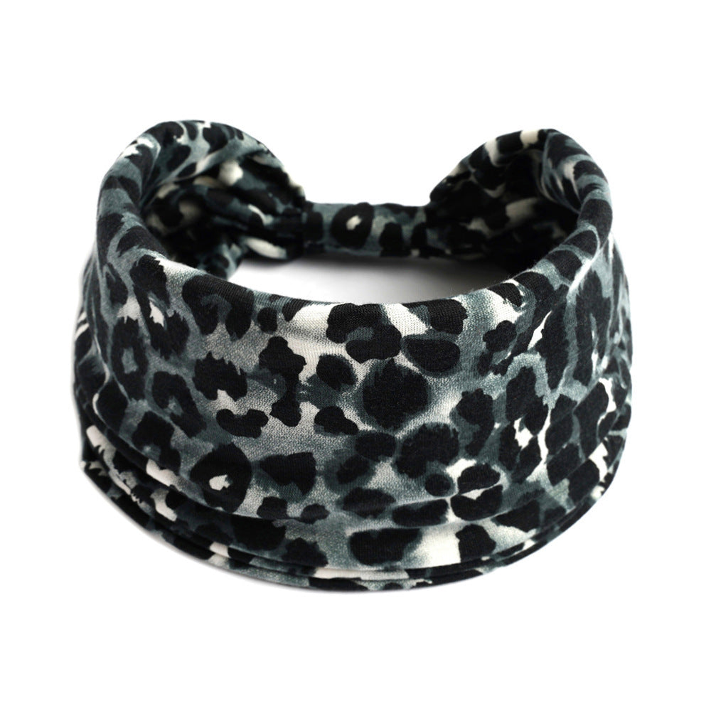 Bohemian Yoga Sports Headband – Cashew Print, Sweat-Absorbent & Non-Slip Elastic Hairband - HZ Mobile