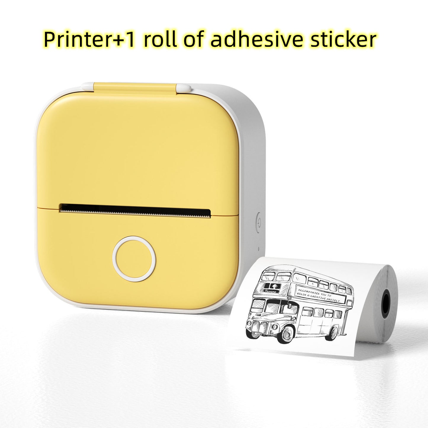 Portable Mini Thermal Label Printer Home Photo Printer Student Wrong Question Printer Bluetooth-compatible Mini Label Printer Price Tag - HZ Mobile