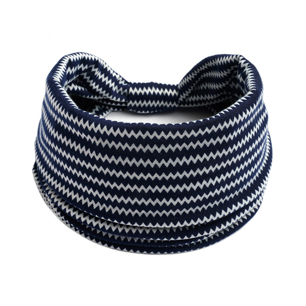 Bohemian Yoga Sports Headband – Cashew Print, Sweat-Absorbent & Non-Slip Elastic Hairband - HZ Mobile