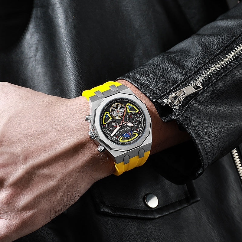 Fully Automatic Men’s Mechanical Royal Oak Sports Waterproof Watch – HZ Mobile - HZ Mobile