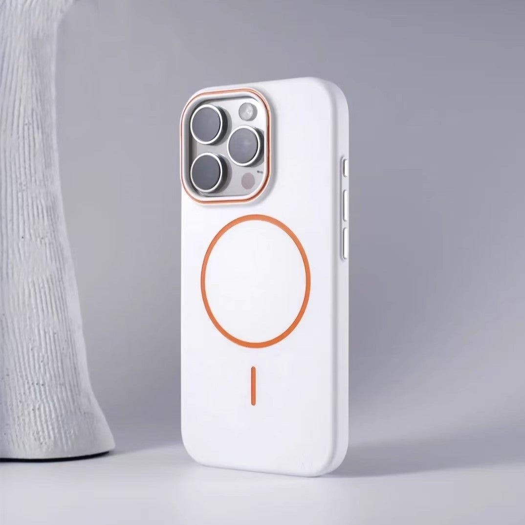 Applicable To IPhone16 Phone Case Skin-feeling Frosted Pc Magnetic Protective Sleeve - HZ Mobile